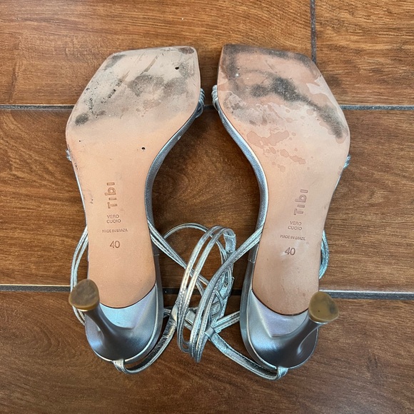 Tibi Metallic Nappa Guy Sandal in size 40 - Picture 10 of 10